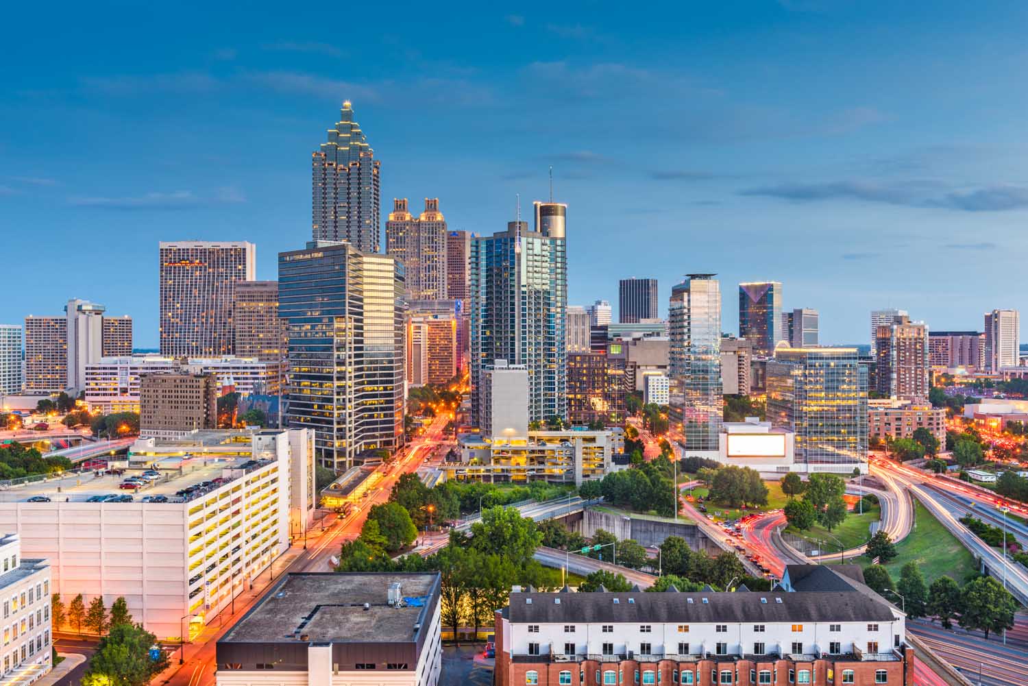 Atlanta, Georgia, USA Downtown Cityscape